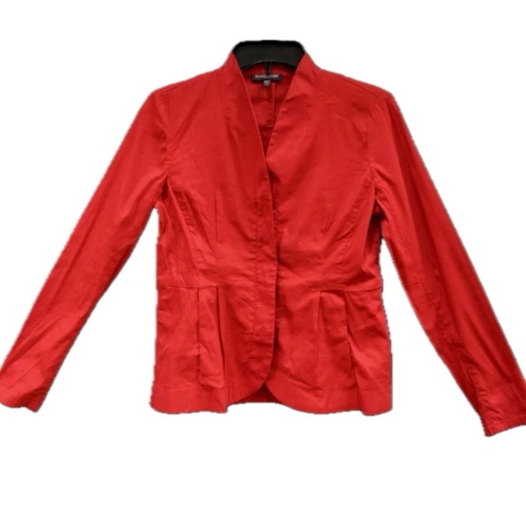 Eileen Fisher Italian Linen Blend Peplum Jacket | XS - Picture 4 of 11